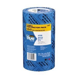 1.41 in. W ScotchBlue x 60 yd. L Blue Medium Strength Painter's Tape 6 pk