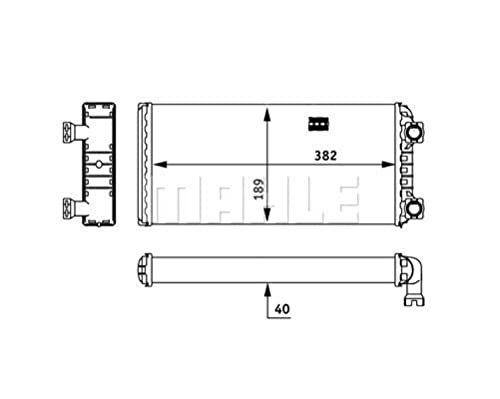 HVAC Heater Core BEHR AH133000P