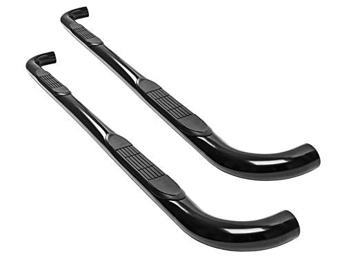 3" Ionic Black Nerf Bars 2019-Up Dodge Ram 1500 Quad Cab (New Body / 6 Lug Nuts Per Wheel)