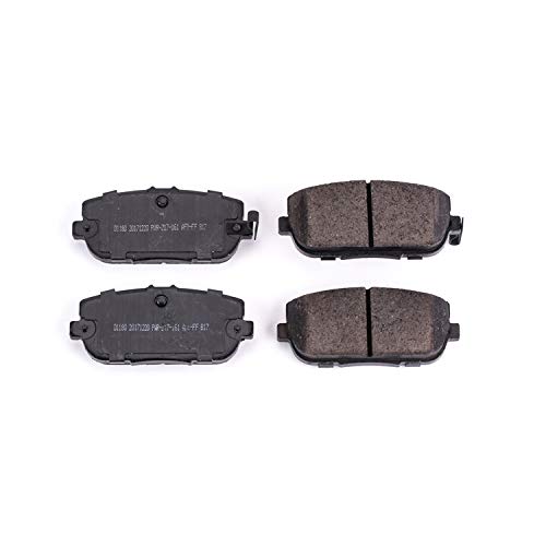 Power Stop Z16 Evolution 16-1180 Rear Ceramic Brake Pads For Fiat 124 Spider 2017-2020 | Mazda MX-5 Miata 2006-2022 [Vehicle Specific]