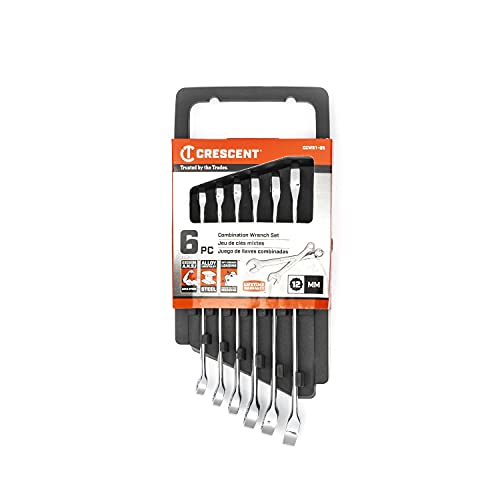 6 Piece Crescent 12 Point Metric Combination Wrench Set - CCWS1-05