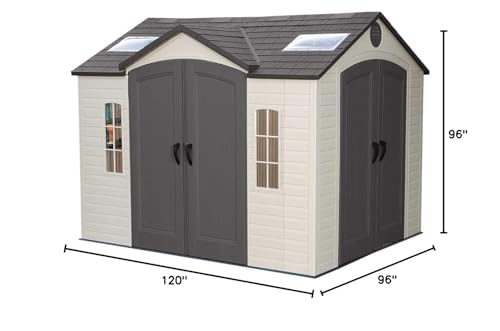 Outdoor Storage Shed Lifetime 60001, 10 by 8 Feet