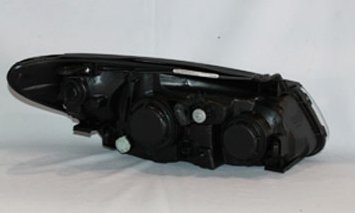 Left TYC Headlight Assembly Compatible with 2007-2009 Hyundai Elantra