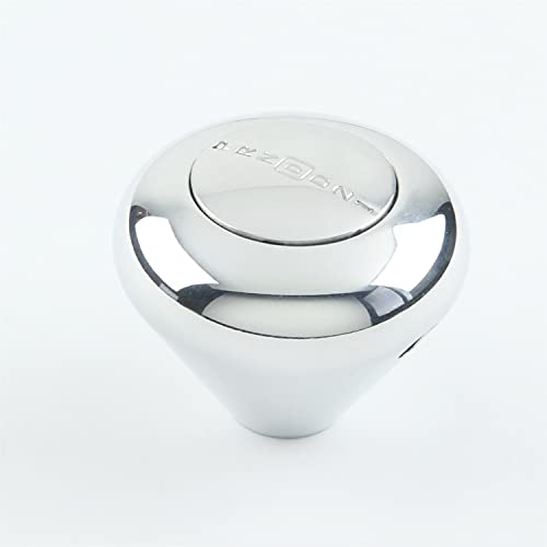 GM FM Shifter 200-4R Chrome 8" Single Bend Lever Mushroom Polished Knob