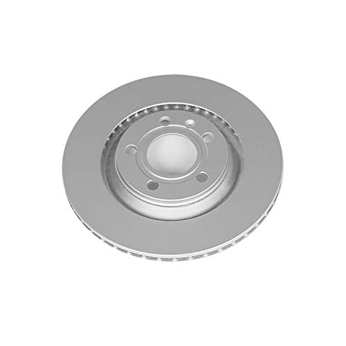 Power Stop rear EBR1014EVC Evolution Genuine Geomet® Coated Brake Rotor For Audi S4 2004-2009 [Model Specific]