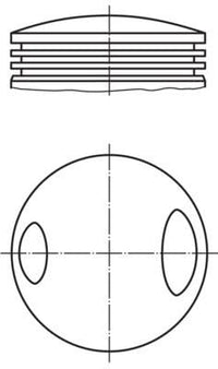 Engine MAHLE 503 01 90 Piston