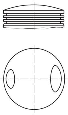 Engine MAHLE 503 01 90 Piston