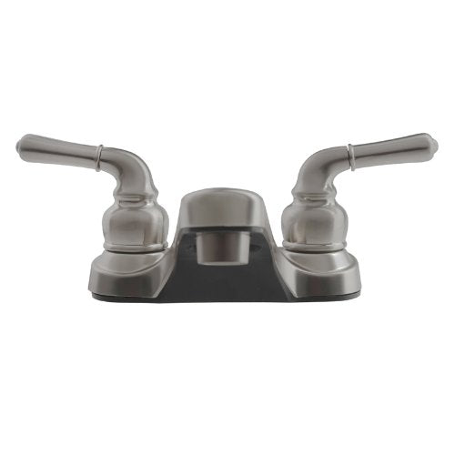 Dura Faucet RV DF-PL700C-SN Bathroom 2-Hole Faucet with Classic 2-Handles (Brushed Satin Nickel)