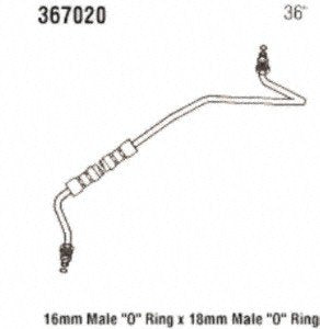 Power Steering Gates 367020 Hose Assembly Pressure Line