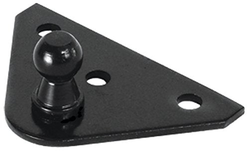 Gas Prop Bracket, RV Designer G815, Flat, 10 mm Ball Stud, 2 Per Pack, Exterior Hardware
