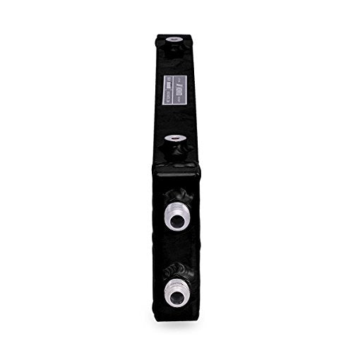 Mishimoto Dual Pass Universal Bar & Plate Oil Cooler Heat Exchanger, Large, Black