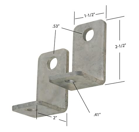 Roller L-Bracket CE Smith - Side Angle Brackets for Boat Trailer Accessories - 2 Pieces