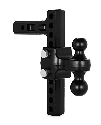Adjustable Eaz-Lift 48481 Ball Mount with Forged Shank, 10-Inch - Ideal for Towing Multiple Height Trailers - Fits 2-Inch Receivers