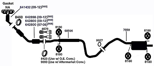 Exhaust Gasket AP Exhaust 8423