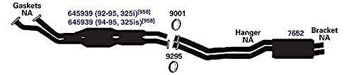 Exhaust Muffler AP Exhaust Products 7652