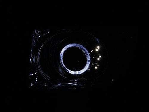 Chrome Halo Anzo USA Projector Headlight with Clear Lens 121431