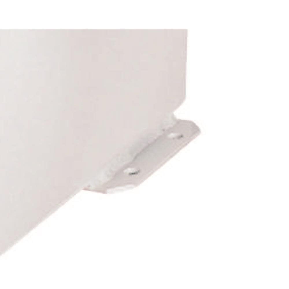 100 Gallon Delta Crescent JOBOX L-Shaped White Steel Liquid Transfer Tank for Trucks - 480000