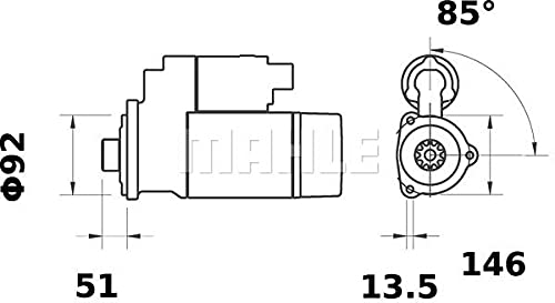 Starter Mahle - MS426