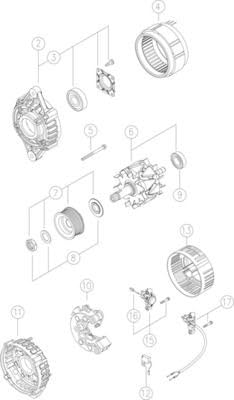 Alternator Mahle - MG481
