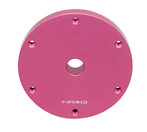 NRG Innovations Gaming Streering Wheel NRG-SRK-TMH-PK Short Hub Adapter 6x70mm Bolt Pattern, Pink Body
