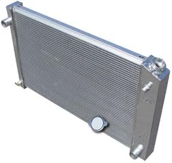 ALR87C3 Brothers Trucks Aluminum Radiator - V8-3 Row - Auto