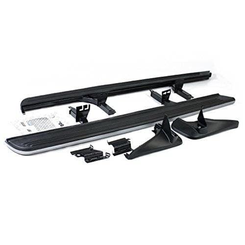 OEM Replica Black Horse Running Boards Compatible with 2003-2012 Land Rover Range Rover-RRREX-03