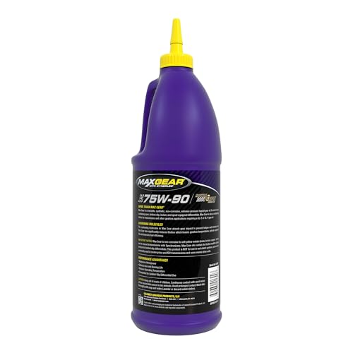 Max Gear Royal Purple 01300 75W-90 High Performance Synthetic Automotive Gear Oil , 1 Quart (32 Ounces)