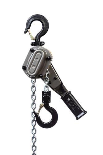 1-Ton JET Lever Hoist, 10' Lift, Overload Protection (JLH-100WO-10)