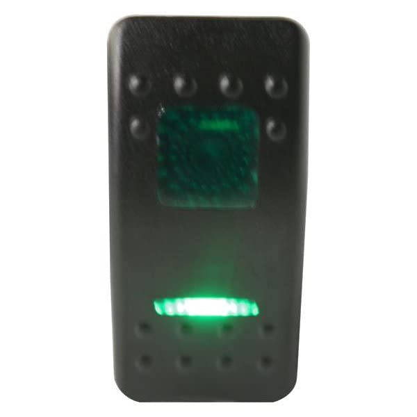 Rocker Switch Bulldog Winch 20257- On/Off 5 Pin Green