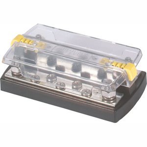 Blue Sea Systems DualBus 150A Common 4 x 5/16" Stud and 5 x 10-32 Screw Terminal
