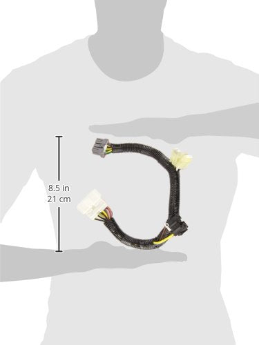 TEKONSHA T-One® Draw-Tite T-Connector Harness, 4-Way Flat, Compatible with Select Honda Pilot, Black