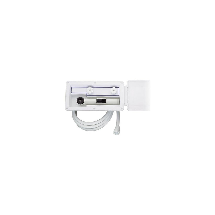 Attwood Aft-Deck 4131-4 Hot and Cold Freshwater Exterior Boat Shower Box Kit