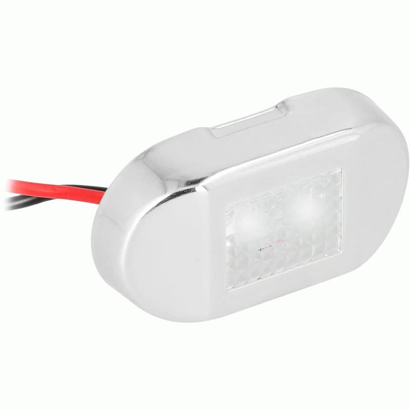 METRA - 2-LED White Accent Light - Stainless Steel Bezel (ML-AL2SS-W)