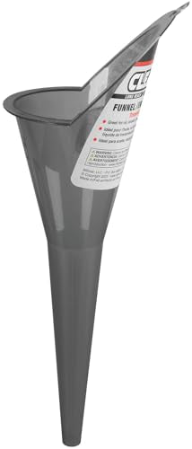 W4054 Performance Tool Clear View Long Reach Funnel - 1/2 Pint, Multi-Purpose Fluid Handling