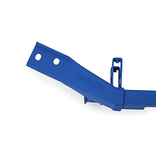 Wrinkle Blue Mishimoto MMUS-F2D-08BL Powerstroke Upper Support Bar (Ford 6.4L)