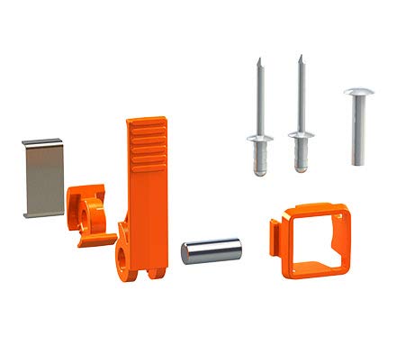 R001657 Carefree/co. Flipper Latch Orange Kit