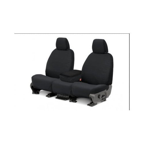 Covercraft SS2459PCCH Custom Fit SeatSaver Front Row Seat Cover for Select Ram 1500 Models - Polycotton (Charcoal)