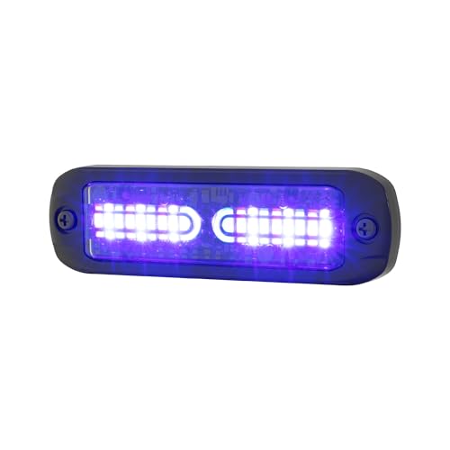 ECCO Directional LED Warning Light ED3802AH Viz™ Series, 2 Bolt Surface Mount, 12-24V, Dual-Color Amber, w/HINVII™ technology