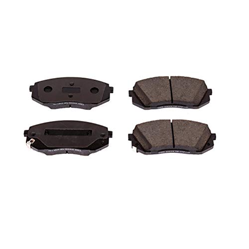 Power Stop Z16 16-1855 Front Ceramic Brake Pads For Elantra GT, Kona, Sonata, Veloster, Forte, Forte5, Optima, Seltos, Soul, Soul EV [Model Specific]
