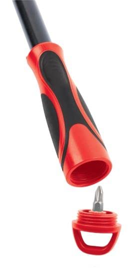 16-Inch Performance Tool W7520 Adjustable Multi-Purpose Scraper for Light Duty Scraping Jobs with Rubber Grip Handle and Carbon Steel Blade