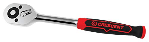 Crescent 72 Tooth 3/8" Drive Quick Release Dual Material Teardrop Ratchet 10-3/4" - CRW7