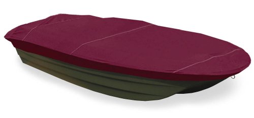 Trailerite Taylor Made Products Semi-Custom Boat Cover for Molded Bass Fishing Boats with Outboard Motor - Includes Motor Hood, Multiple Sizes and Colors