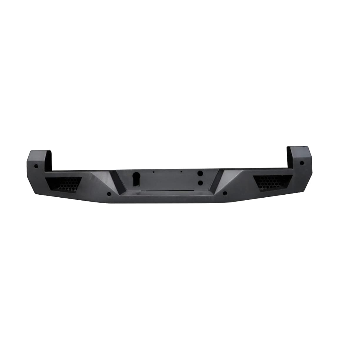 Heavy Duty Black Horse Armour Rear Bumper Matte Black Compatible with 2016-2023 Toyota Tacoma (Excludes models with Rear Cross Traffic Alert)-ARB-TA16