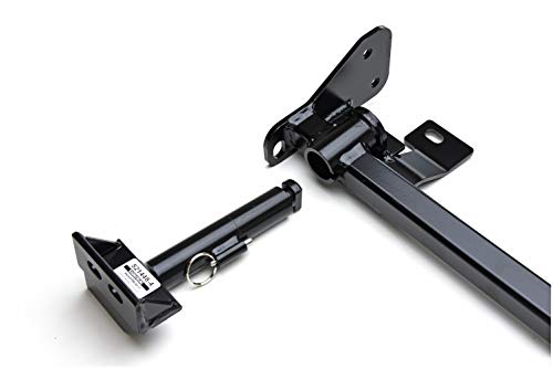 Crossbar Style Roadmaster 521448-4 Base Plates Compatible with 2010-2017 Wrangler JK & 2018 JK Sport, Sport S, Sahara & Rubicon Models with Plastic Skid Plate | Secure Connection for Flat Towing