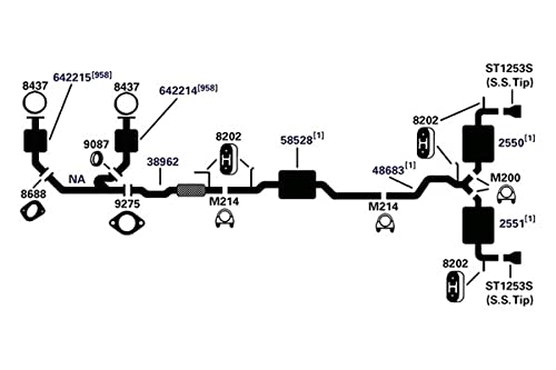 Muffler AP Exhaust 2550