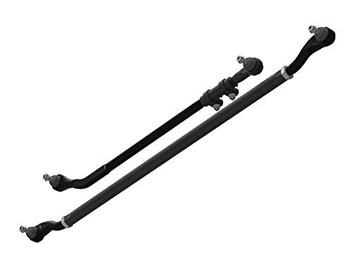 JK TeraFlex 1853900 HD Tie Rod and Drag Link Kit, Black
