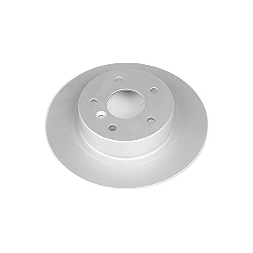 Power Stop rear EBR485EVC Evolution Genuine Geomet® Coated Brake Rotor For Land Rover Discovery 1999-2004, Land Rover Range Rover 1995-2002 [Model Specific]