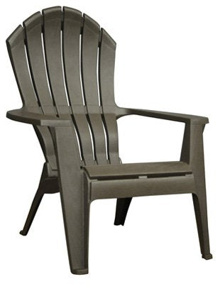 Real Comfort Chair ADAMS MFG PATIO FURN 8371-60-3700, Polypropylene, Earth Brown