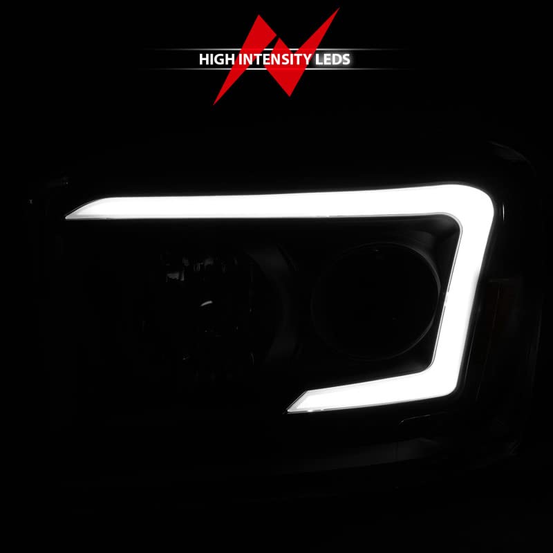 Anzo (111524) Compatible with 06-09 Dodge RAM 1500/2500/3500 Headlights Black Housing/Clear Lens (w/Light Bars)