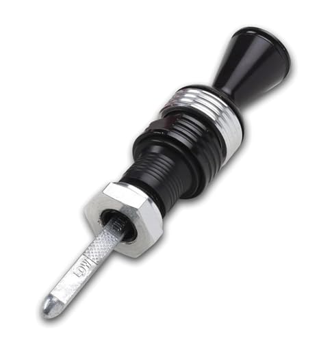 Black LOKAR Anchor-Tight Locking Direct Mount Trans Dipstick for 200-4R